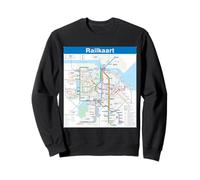Amsterdam Rail Travel Art Niederlande Sweatshirt
