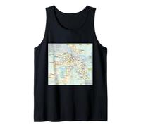 Amsterdam Travel Art by Night Niederlande Tank Top