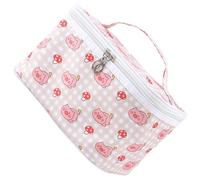 AMUSLESUR Tragbare Praktische Kulturbeutel Kosmetiktasche Großem Fassungsvermögen mit aus Polyester für Geschäftsreisen oder Outdoor Aktivitäten für Make Up und Pflege