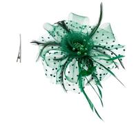 AMUSLESUR Verschleißfestes Netz Stirnband aus Polyester mit Zartem Design Multifunktionaler Party und Hochzeitskopfschmuck für Damen Elegantes Frisurenzubehör Zufällige Zufällige Farbe