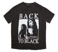 Amy Winehouse Back to Schwarz Snow Wash T Shirt L