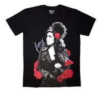 Amy Winehouse Rose Portrait T Shirt
