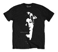Amy Winehouse Scarf Portrait offiziell Männer T-Shirt Herren (Large)