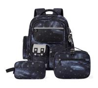 Amythe 3-teilige Schulrucksack Set Jungen 1-5 Klasse mit Reflektierend