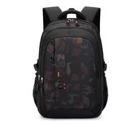 Amythe Rucksack Jungen Schulrucksack Teenager- Lässiger Daypack Herren Wasserdicht für 15.6 Zoll Laptop, Schultasche Jungen 5.- 9. Klasse Modischer Ranzen, Schwarz