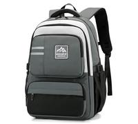 Amythe Schulrucksack Jungen Teenager, 2025 Groß Rucksack Schule Gymnasium Oberstufe, Schulranzen Robust Wasserabweisend für 15.6" Laptop, Schultasche Casual 38L, Grün