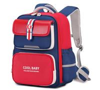 Amythe Schulrucksack Mädchen Jungen Ergonomisch 1-4. Klasse mit Brustgurt, 2025 Rucksack Schule Kinder 6-10 Jahre Schulranzen mit Abnehmbarer Gürtel und Reflektierend-Rot