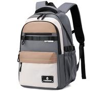 Amythe Schulrucksack Teenager Jungen, 2025 Rucksack Schule Oberstufe Gymnasium Schulranzen Wasserabweisend für 15.6" Laptop, Schultasche Casual-Khaki