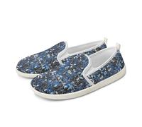 Amzbeauty Schuhe für Damen, Party, Walking, Laufen, Sneaker, Slipper, atmungsaktives Netzgewebe, Workout, modische Schuhe, Camouflage-Blumen, 38.5 EU