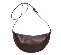 AMZLORD Kleine Umhängetasche for Damen, Leder-PU-Halbmond-Tasche, schicke | Women PU Leather Crescent Bag; Casual Crossbody Dumpling Bag; Versatile Hobo Satchel; Daily Dating Purse; Minimalist Design