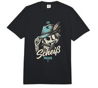 An Scheiß Muass I Skelett Mit Trachtenhut Bayern Spruch Comfort Colors Adult Heavyweight T-Shirt