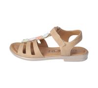 RICOSTA Mädchen Riemchensandalen ANA, Kinder Sandalen, Weite: MITTEL, Sommersandalen, bequem, Sommerschuhe, Freizeitschuhe, beige (620), 40 EU