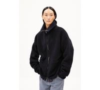 ANAAWIL | Fleecejacke aus Bio-Baumwolle - schwarz (XL)