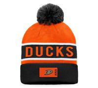 Anaheim Ducks NHL Fanatics Authentic Pro Game & Train Mütze Orange Orange