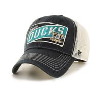 Anaheim Ducks Slash Patch '47 MVP Structured Trucker Cap Schwarz - ONE SIZE