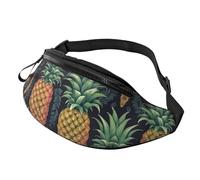 Ananas-Bauchtasche für Herren und Damen, leicht, verstellbar, modische Hüfttasche für Reisen, Wandern, Laufen