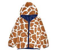 Anantty Kinder Fleecejacke Tier Giraffe Haut Druck Sweatshirt Warme Kapuzenpullover Langarm Kapuzenjacke Winterjacke für Jungen Mädchen
