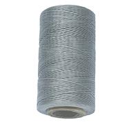 Anawakia 260 m Wachsfaden Nähgarn Allesnäher Gewachst Ledergarn Wachsband Thread Cord Ledergarn Nähen Handwerk Sattlergarn Zwirn Ø 0.8 mm (Hellgrau)