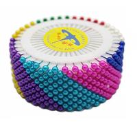 Anawakia 960 Stück Stecknadeln mit Perlkopf, Perlkopf Stecknadeln Perlen Nadeln Perle Näherei Pins Nähen für Perlkopf Stecknadeln für Nähen, Säumen, Dekorationen (Bunt)