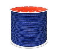 Anawakia Nylonband Kordel Nylonschnur 100 m x 0,8 mm Nylon Trim Kordel Nylon-Handstrickschnur-Sickenfaden für DIY Halskette Schmuckherstellung (Blau)