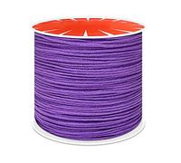 Anawakia Nylonband Kordel Nylonschnur 100 m x 0,8 mm Nylon Trim Kordel Nylon-Handstrickschnur-Sickenfaden für DIY Halskette Schmuckherstellung (Violett)