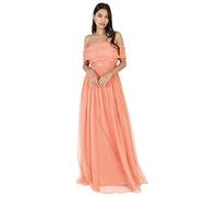 Anaya with Love Damen Maxi Kleid, Coral Pink, EU 34(UK 6)