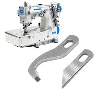 ANBOO 2-Teiliges Gritzner Messersatz Passend 788 Overlock Für Gritzner Overlock 788 Und Dorina 710 Overlock-Nähmaschinen Overlocker Sewing Machine Kompatibel (1x Ober- Und 1x Untermesser)