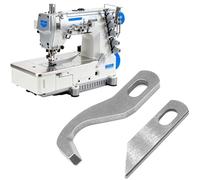 ANBOO Gritzner Overlock 788 Gritzner 788 Messer 2-Teiliges Messerset Overlock Nähmaschine Für Ober- Und Untermesser TF123 & TF122, Zubehör Für Präzises Schneiden Und Optimale Leistung