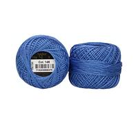 Anchor 4591008-00146 Stickgarne, 100% Baumwolle, blau, Stärke 8, 82m, 16 Gramm