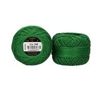 Anchor 4591008-00245 Stickgarne, 100% Baumwolle, tannengrün, Stärke 8, 82m, 16 Gramm