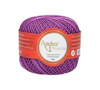 Anchor 4771006-00092 Häkelgarne, 100% Baumwolle, 92, Stärke 6, 88 gramm