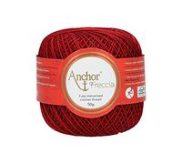 Anchor 4771006-08047 Häkelgarne, 100% Baumwolle, 8047, Stärke 6, 88 Gramm