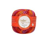 Anchor 4787006-09461 Häkelgarne, 100% Baumwolle, 9461, Stärke 6, 88 Gramm