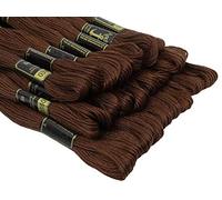 Anchor - Braun (0380) - DESI HAWKER - Set aus Baumwolle, 6-lagig, Garnknäuel, Kreuzstich, Stickerei, Strickgarn