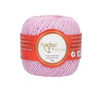 Anchor Tapisserie Wool Häkelgarn Freccia Stärke 12 4771012-00103 100 % Baumwolle Pink