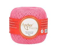 Anchor Freccia Stärke 20 4771020-00075 pink Häkelgarn, 100 % Baumwolle