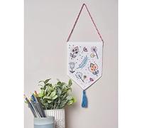 Anchor Freestyle Stickpackung Moderne grafische Blumen Banner Leinen Stickbild gedruckt