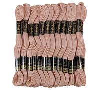 ANCHOR Hand Cross Stitch Stranded Baumwolle Stickgarn Floss Packung mit 25 Skeins-Baby-Rosa