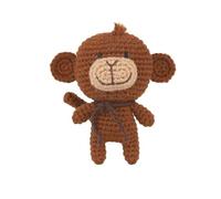 Anchor - Mini-Set Amigurumi Mimi der Affe | Alles, was Sie brauchen, um es zu vervollständigen | Einfaches Häkelset | 9 cm - Ideal für Anfänger & kreatives Geschenk - Ref A28C05-XS