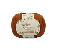 Anchor Organic Cotton, 50G, Stärke: 4, Aufmachung: 125M caramel brown Häkelgarne