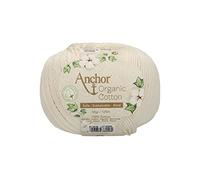 Anchor Tapisserie Wool Häkelgarn Organic Cotton 50 g Stärke 4 125 m natural