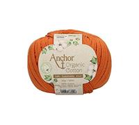 Anchor Organic Cotton, 50G, Stärke: 4, Aufmachung: 125M rocky orange Häkelgarne