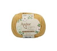 Anchor Organic Cotton, 50G, Stärke: 4, Aufmachung: 125M sunflower Häkelgarne
