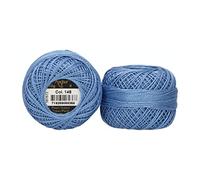 Anchor 4591008-00145 Stickgarne, 100% Baumwolle, hellblau, Stärke 8, 82m, 16 Gramm