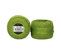 Anchor 4591008-00255 Stickgarne, 100% Baumwolle, grasgrün, Stärke 8, 82m, 16 Gramm