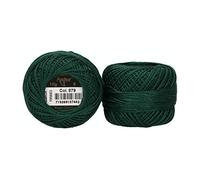 Anchor 4591008-00879 Stickgarne, 100% Baumwolle, zedergrün, Stärke 8, 82m, 16 Gramm