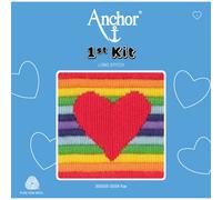 Anchor Stickset 1st Kit - Herz auf Regenbogen 1 Stk.