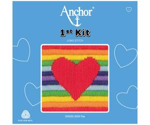 Anchor Stickset 1st Kit - Herz auf Regenbogen 1 Stk.