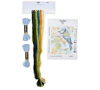 Anchor MR928 Starters Tapisserie-Kit, 100% Baumwolle, Blue Tit, 18 x 14cm