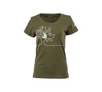 Ande Damen Gaia Lady T-Shirt, Verde FOGLIA, Medium